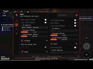 Auto Mine Script for The Forge – NO KEY | Rifton Hub Showcase