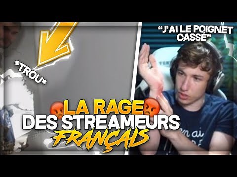 THE WORST RAGES OF FRENCH STREAMERS LIVE! (And a lot of destruction) 🤬 #1