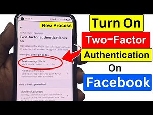 How to Turn On Two Factor Authentication on Facebook 2024 | New Process