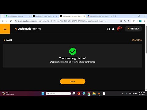 How to Create a song Campaign with Audiomack to Boost & Promote Your music to New Audience - payment