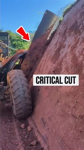 The Secret of Bank Sloping: Motor Grader Physics Explained ⚠️