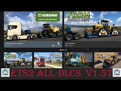 DLCs ETS2 v1.57.2.7 ALL DLC MAP WORKING FREE 100%!