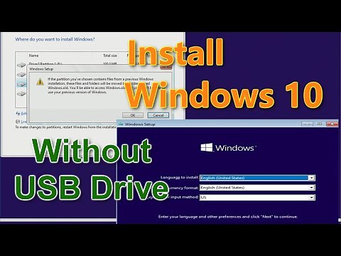 ✨How to install Windows 10\\11 WITHOUT a USB flash drive ➡️The Simplest Method