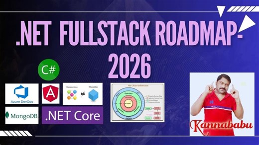 .net FullStack RoadMap in 2026 | Kanna Banna