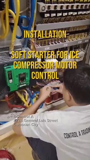 1.3K views · 12 reactions | Soft Starter Installed into the compressor motor control of a 60-Tonner Ice Cube Machine for smoother operation and improved reliability. #controlatradingandservicescorp #industrial #electrical #industrialsupply | Control A Trading and Services Corp. | Facebook