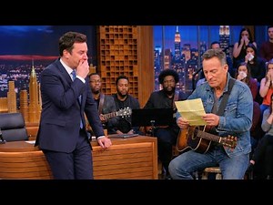 Jimmy Fallon IN TEARS When Bruce Springsteen Suddenly Stops Singing After Reading This Letter