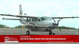 ¡De la capital Musical a la Sucursal del Cielo! ✈️ Desde el aeropuerto Nacional Perales despegó el primer vuelo de esta nueva ruta aérea. | Capital Musical TV