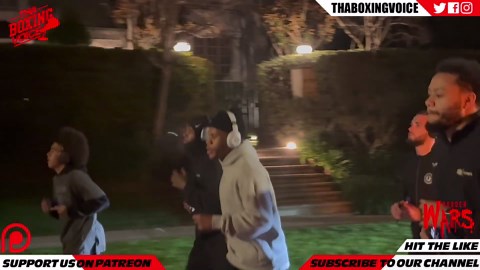 Devin Haney late night run in Beverly Hills | Back training in LA for Ryan Garcia showdown