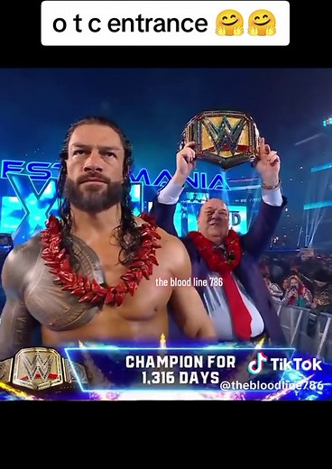 Roman Reigns' Epic Entrance at The Bloodline Event