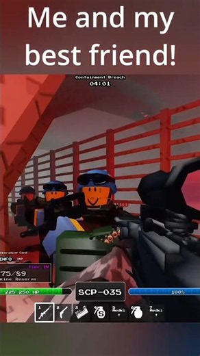 035 is my bestie | SCP retroBreach #retrobreach #roblox #scp