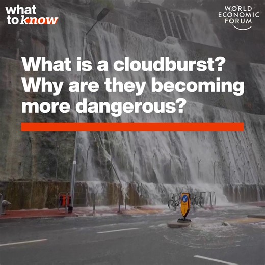 Intense and heavy downpours called #cloudbursts have devastated parts of the mountainous regions of #India and #Pakistan this year. They are fuelled by warm, wet air, supercharged by hilly terrain, and made more likely – and more severe – by climate change. Here’s why. Early warning systems have proven to be essential for climate adaptation, but currently, only half of the world has reliable access to them. A report by the World Economic Forum, in partnership with the World Meteorological Organi
