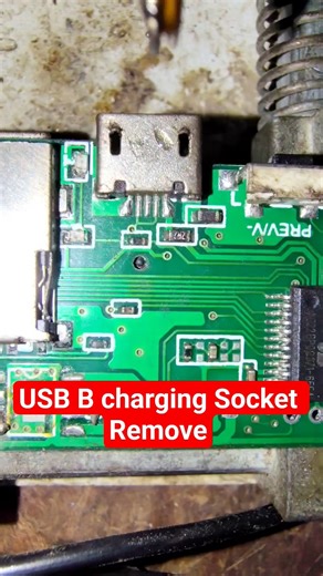 USB B charging Socket Remove #Ytshorts #shorts #electronic #vlogexperimnent #1000subscriber