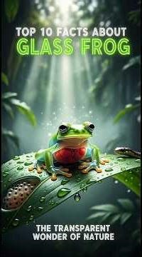 Top 10 Facts About the Glass Frog 🐸 | The Transparent Wonder of Nature