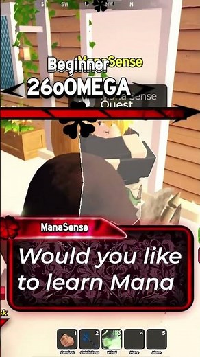 How to get mana sense and mana sense v2 #shorts #roblox #blackclover #cloverorigins