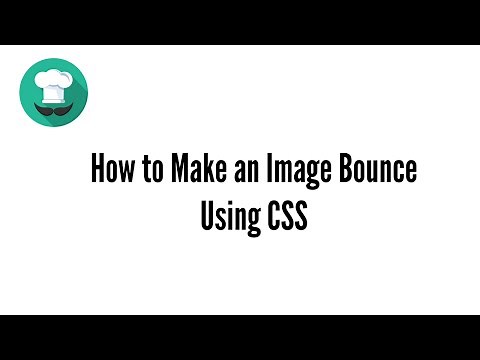 How to make an image bounce using CSS