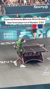 Africa’s No.1 Table Tennis player, 🇳🇬 Quadri Aruna, was eliminated in the round of 64 in the men’s Singles event by 19-year-old 🇷🇴 Eduard Ionescu in a comeback game of 4-3 at the #Paris2024Olympics | Gary Al-Smith - Journalist