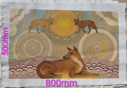 Original Australian Aboriginal Art by S. Hunter – Victoria | Torch Program Featured Artist | 800x500mm Hand-painted Canvas - Etsy