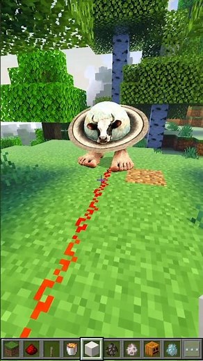 How to Spawn Cows in Minecraft (the FUN way)#minecraft#shorts