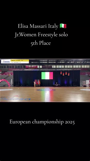 Elisa Massari's 5th Place at European Baton Twirling 2025