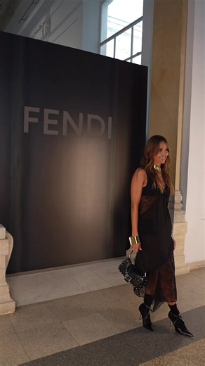 #GRWM for the @Fendi Couture Show 🖤 #Fendi #Rome | Fendi Couture