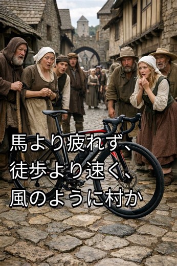異世界に自転車を持ち込んだら世界変動！