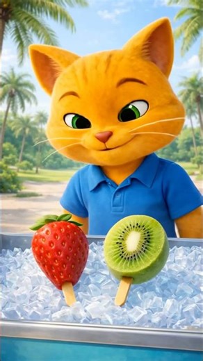 GELADO DE FRUTOS SILVESTRES 🍓 Canções infantis divertidas para crianças 🎶 #nurseryrhymes