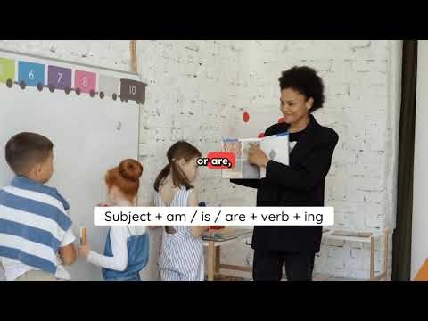 Learning present continuous english for beginners