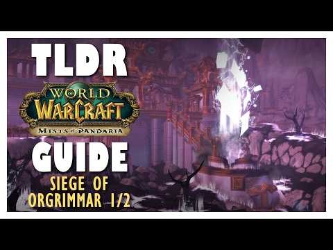 TLDR SIEGE OF ORGRIMMAR 1/2 Normal + Heroic Guide | MoP Classic