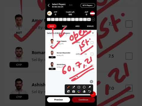 CYP VS AUT / CYP VS AUT Dream11 / CYP VS AUT Dream11 Prediction / CYP VS AUT Dream11 Today Match