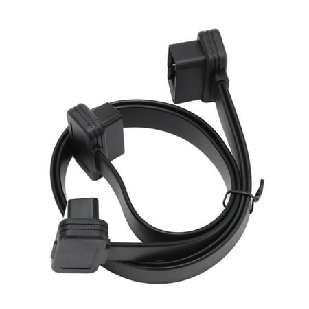 OBD Splitter Extension Cable, Sturdy Flat Noodle OBD Diagnostic Extender Cord Male To Female for OBD Port Vehicle - Walmart.ca
