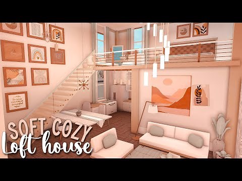 BLOXBURG: Soft Cozy Loft House | speedbuild 42k ♡
