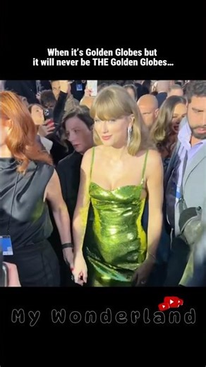Taylor Swift in Golden Globes Is All We Wanted to See! #taylorswift