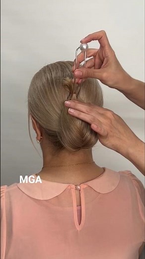 How to Make a Viral Kanzashi Updo with Side Technique 🌸