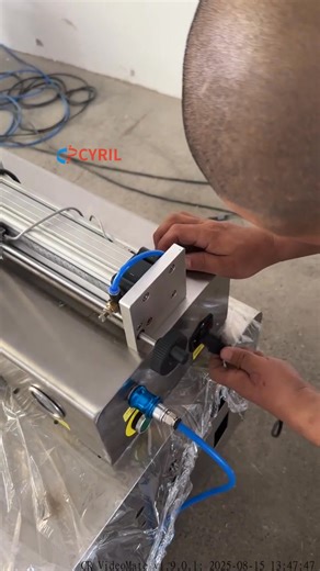 Semi-automatic piston paste filling machine is being assembled #fillingmachine #pastefillingmachine | Henan Cyril Machinery Equipment Co.,LTD