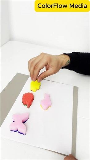 Colorful Sponge Shapes ASMR