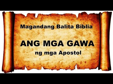 GAWA 1-28: Audio & Text Bible (Tagalog) Dramatized #bible #salitangdiyos #audiobible
