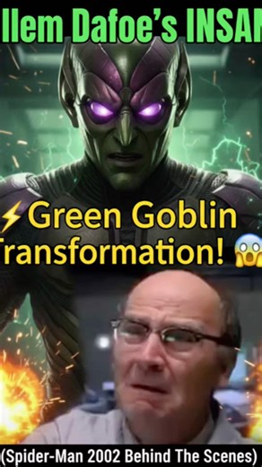 Willem Dafoe’s INSANE Green Goblin Transformation! 😱 (Spider-Man 2002 Behind The Scenes)