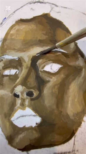 Bobbie Draper painting pt.1 #art #gouache #painting #expanse