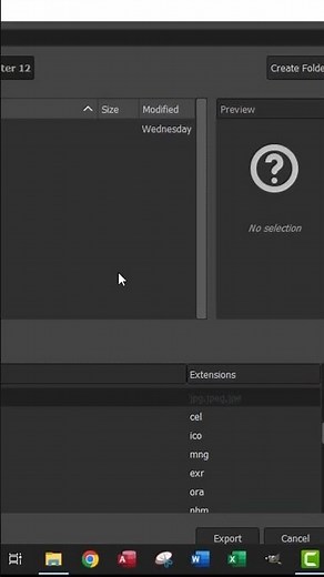 Export Image as jpg Extention in GIMP #shorts #GIMP #igcse #igcseict