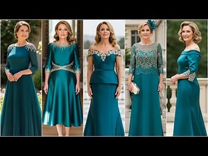 Marine Teal & Champagne Mother of the Groom Dresses: Elegant Wedding Styles, Flattering Fits