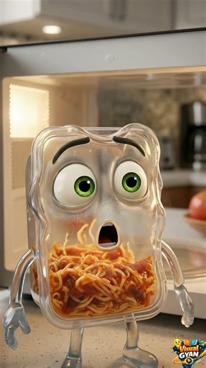 Stop! Microwave Me Plastic Garam Karna Khatarnaak Ho Sakta Hai #shortsfeed