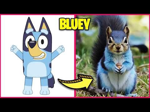 BLUEY Characters As SQUIRRELS🐿️🐿️🐿️ And Other FAVORITES | Bluey Season 3