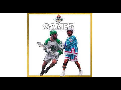 MANN CUP FINAL | GAME 5 | Victoria Shamrocks vs Six Nations Chiefs | Sept 11, 2024