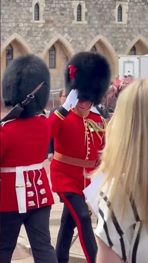 Police Medal Salute at Windsor Castle #london