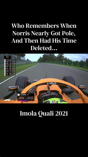 2021 Imola Qualifying: Lando Norris's Near Pole Experience