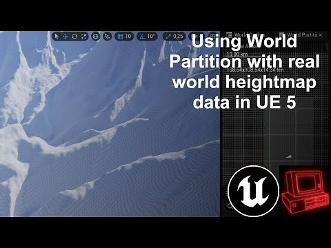 Using World Partition with real world heightmap data | Unreal Engine 5
