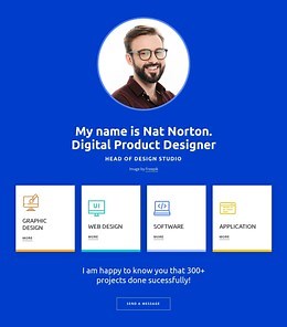 Your designer profile - Web Page Design by Nicepage