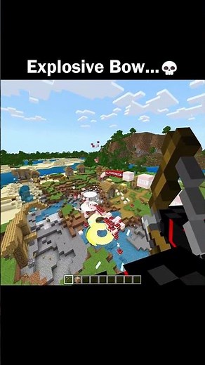 Minecraft Explosive Bow command 🏹💀