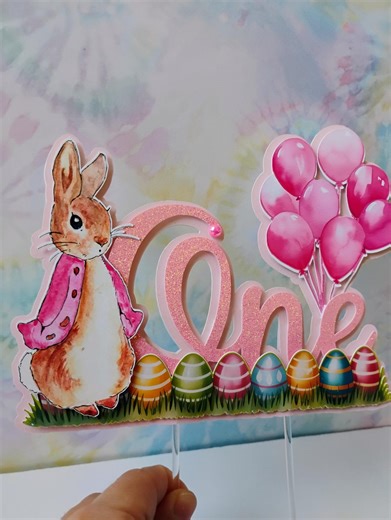 Peter Rabbit Cake Topper / Peter Rabbit Decorations / Peter Rabbit 1st Birthday Party / Peter Rabbit 1st Bday / Easter Cake Topper / Easter - Etsy