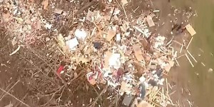Tornado aftermath in Alabama, aerial footage shows damage caused by strong winds (Video)